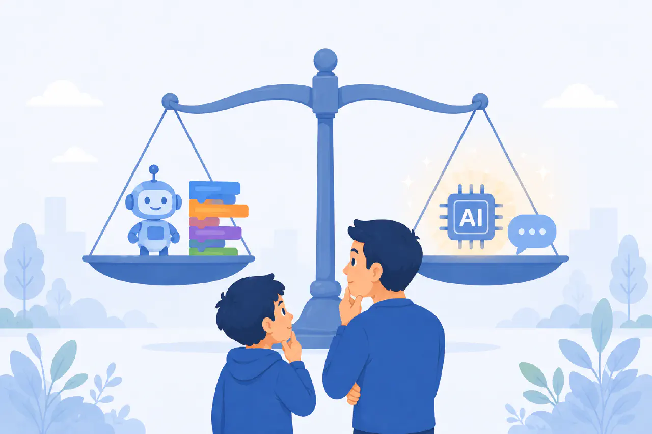 子供向けプログラミングスクールの比較ポイント5つ — プログラミング教室とAIスクールはどっち？