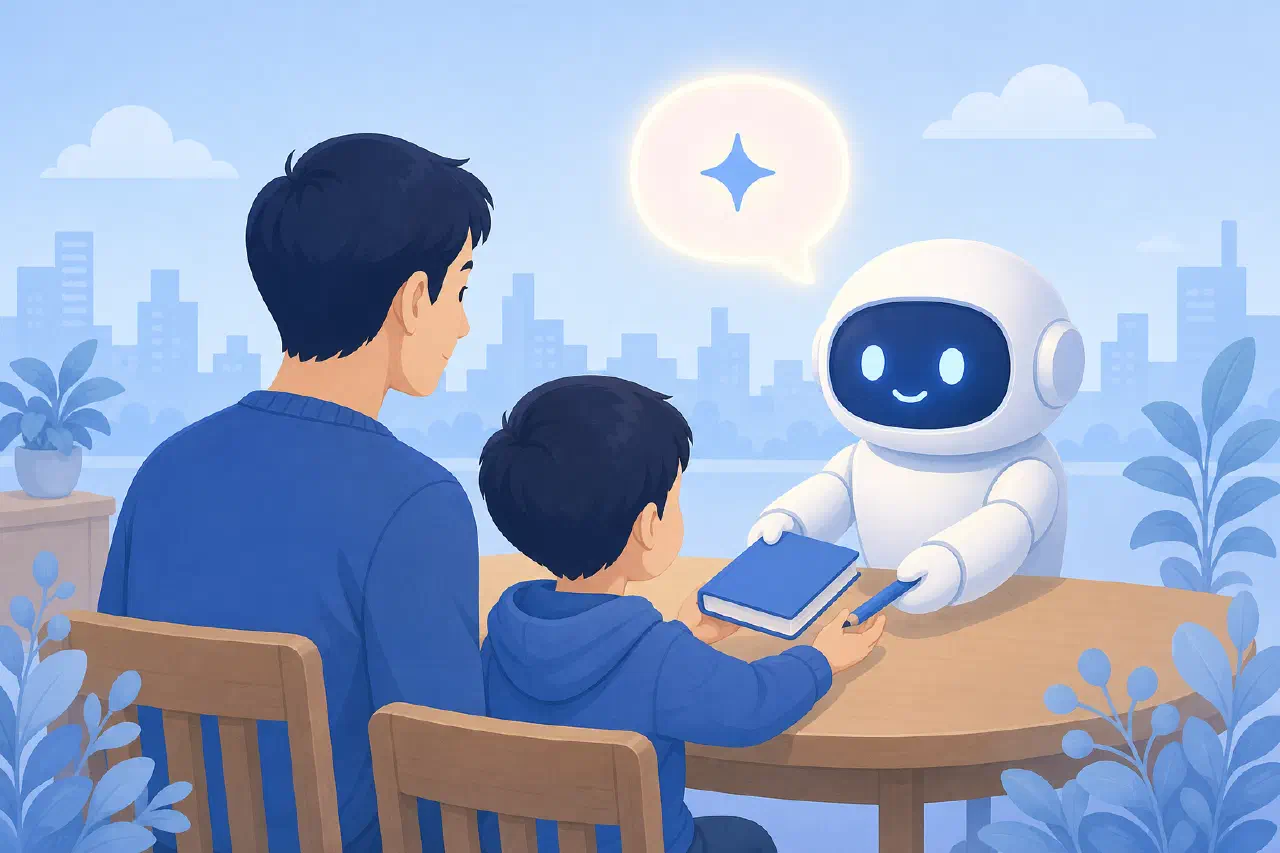 【現役エンジニアの父親が解説】子供と生成AIの付き合い方と親の役割 — 何歳からOK？宿題に使うのはアリ？家庭のルール作りガイド
